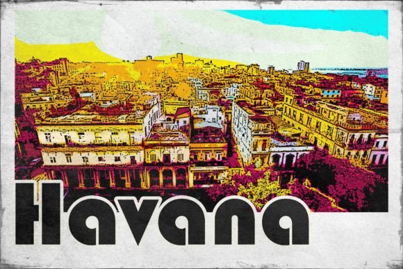 Download Havana Carribean Retro Poster - Carribean Collection