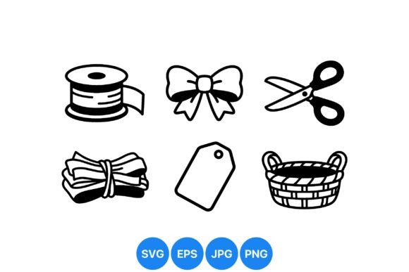 Download Craft Supplies SVG Icon Set - Premium Resources