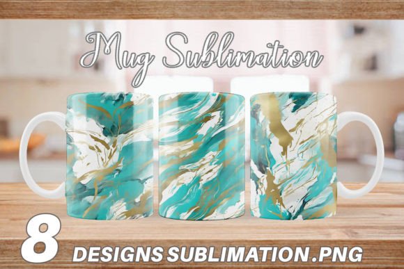 Download Mug Contemporary Art Turquoise - Turquoise Collection