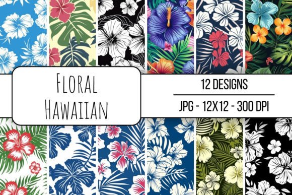 Download Floral Hawaiian Seamless Pattern - Hawaiian Collection