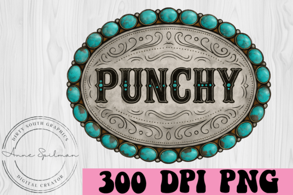 Download Western Turquoise Punchy Belt Buckle - Turquoise Collection